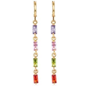 🎀18k Sapphire, Peridot, Ruby, Amathyst Linear